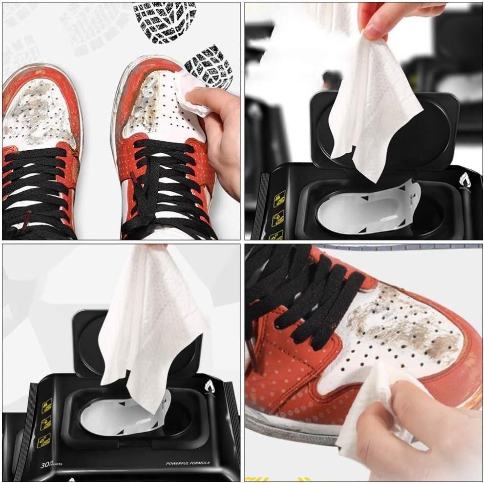 Natural Sneaker & Shoe Cleaner Wipes - 1 Packs of 80 - DEZZIRE