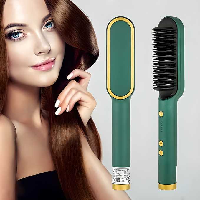 Professional Electric Hair Straightener Comb Brush - DEZZIRE