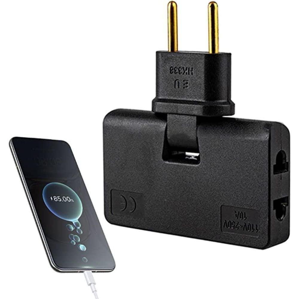 Rotatable Extension Plug 180 Degre (Pack of 2) - DEZZIRE