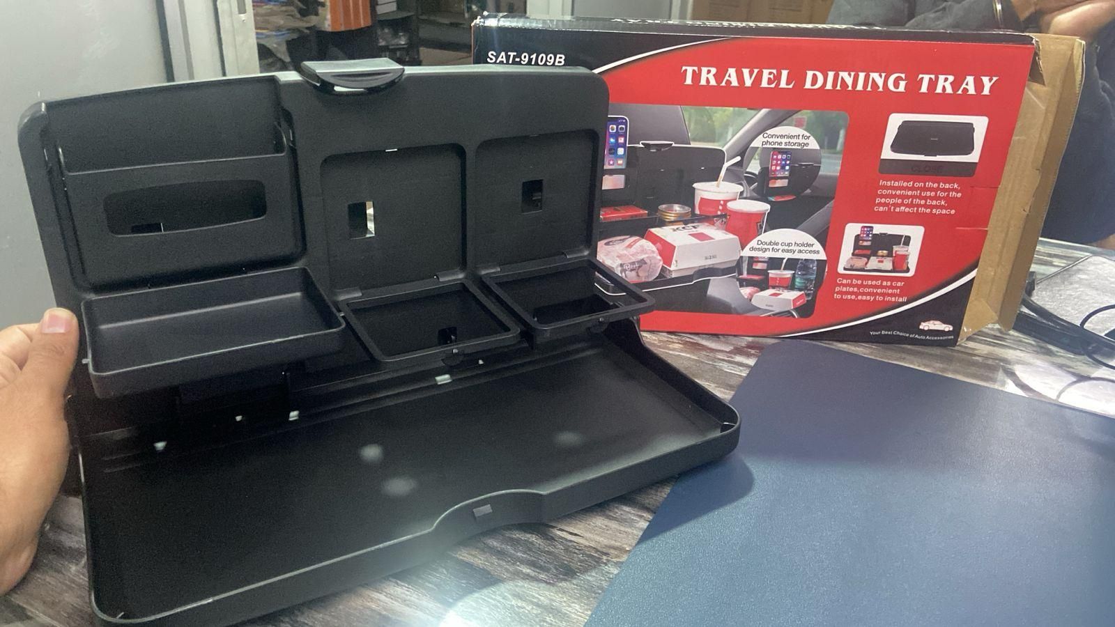 Car Travel Foldable Dining Food Tray - DEZZIRE