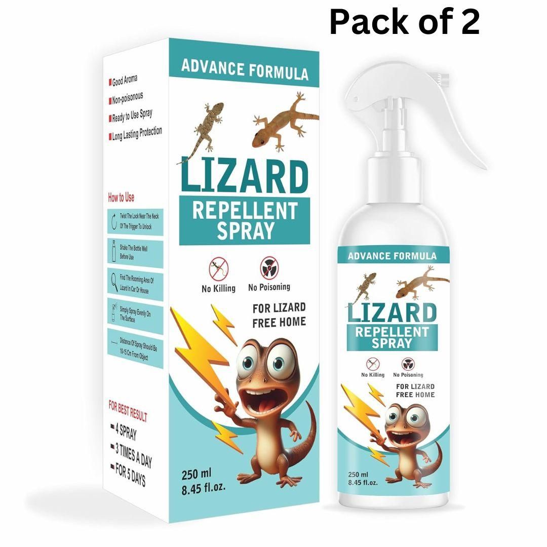 Lizard Repellent for Home Spray Pest Control 250ML (Pack of 2) - DEZZIRE