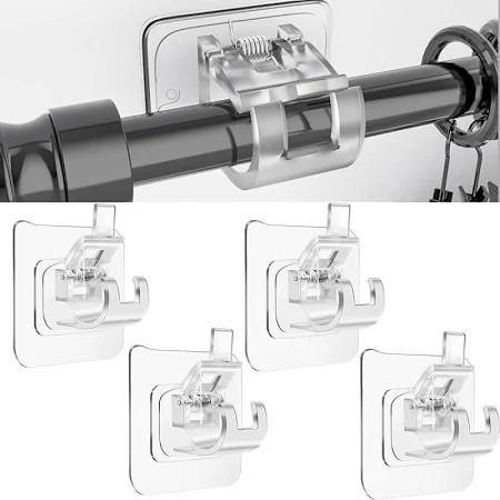 Rods Clips Hook Self Adhesive Pack of 6 - DEZZIRE