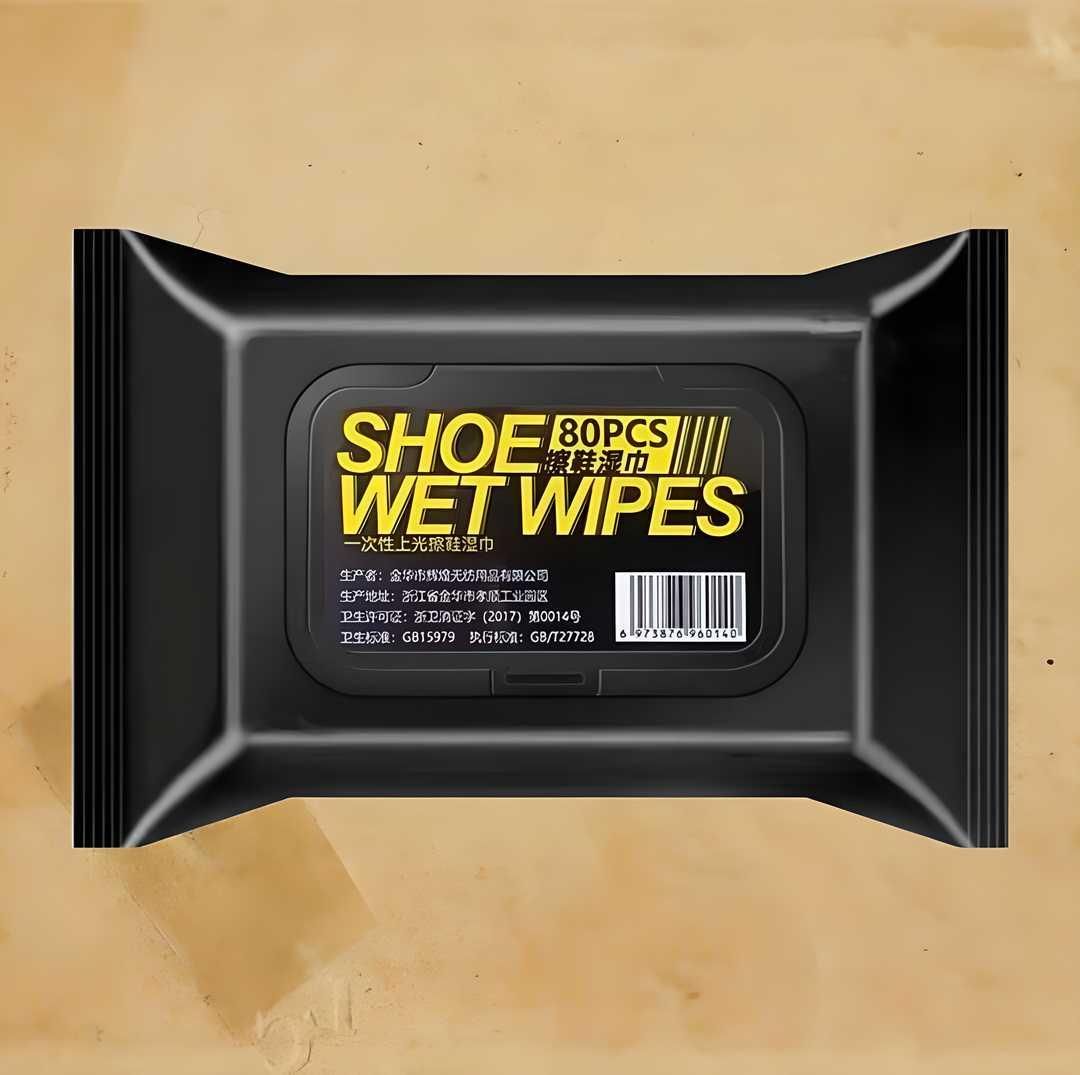 Natural Sneaker & Shoe Cleaner Wipes - 1 Packs of 80 - DEZZIRE