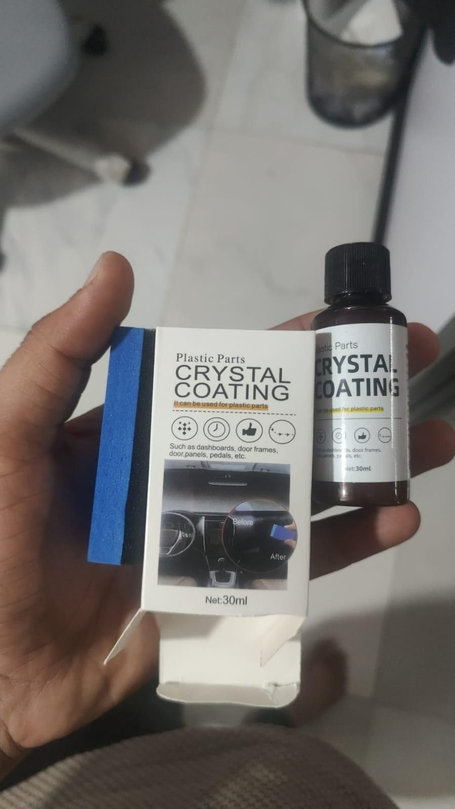 Crystal Coating For Car and Bike Outdoor 30 ml (Pack of 2) - DEZZIRE