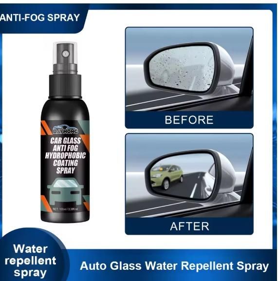 Car Glass Anti- Fog Hydrophobic Coating 100ML (Pack of 2) - DEZZIRE