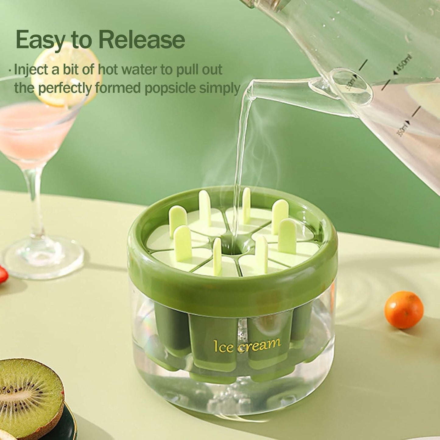 Reusable DIY 8 Pieces Ice Pop Mould - DEZZIRE