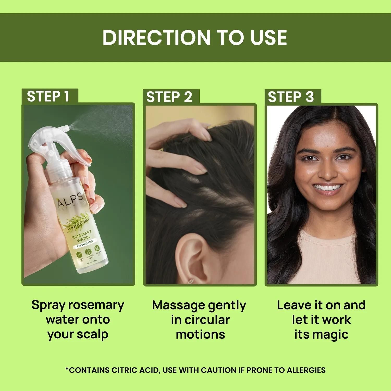 Rosemary Water, Hair Spray For Regrowth Buy 1 Get 2 Free - DEZZIRE