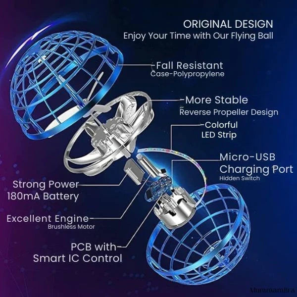 360° Flying Ball For Kids